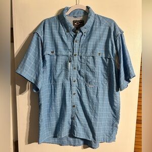 Drake Waterfowl Wingshooter's Plaid Sun button up shirt sleeve Shirt